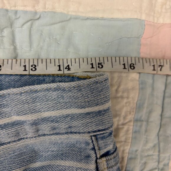 Pistola Womens Blue Striped Stretch High Rise Straight Leg Denim Jeans Size 28 - Picture 8 of 11